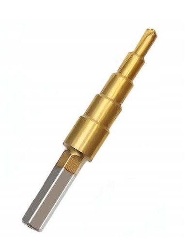 KROKOVÉ KUŽEĽOVÉ VRTÁKY PRE KOV DREVO PLASTOVÉ PLÁCHY SÚPRAVA 4-32 MM