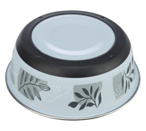 TRIXIE Miska pre psa modrá/sivá nerez/plast 0,4 l/o 14 cm