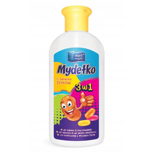 Mydlo 3 v 1 MOTHER'S TREASURE s vôňou želé fazule, 250 ml