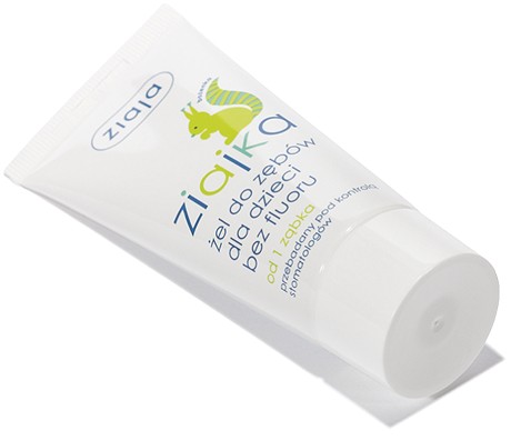 ZIAJKA ZUBNÝ GÉL PRE DETI FLUOR BEZPLATNÝ 50ml