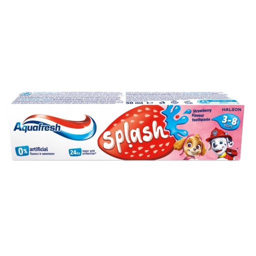 AQUAFRESH Splash zubná pasta pre deti 3-8 rokov 50ml