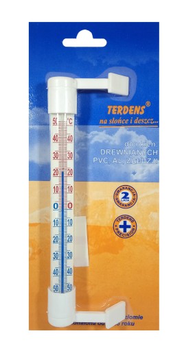 TERDENS OKENNÝ TEPLOMER 19,5cm BIELA 495BIELA