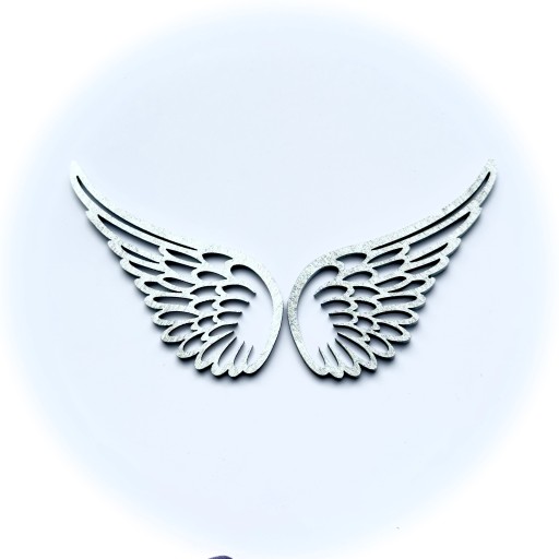 Anjelské anjelské krídla Silver 3 páry Single 8cm