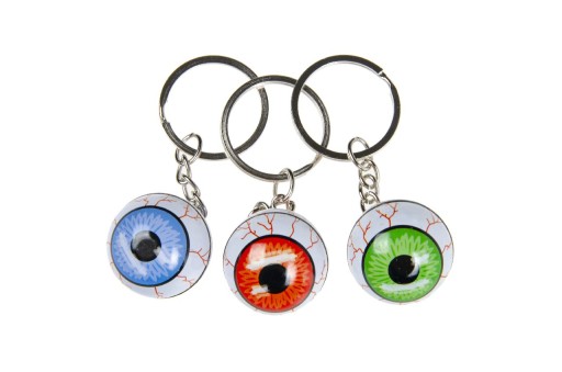EYE KEY RING - vtipná kľúčenka EYEBALL - kľúčenka