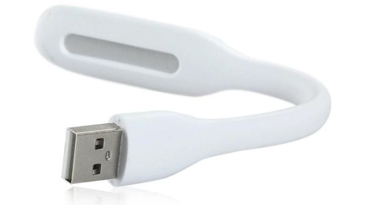 2x SILIKÓNOVÁ USB LED LAMPA FLEXIBILNÉ BIELE SVETLO RÔZNE FARBY ÚSPORNÉ