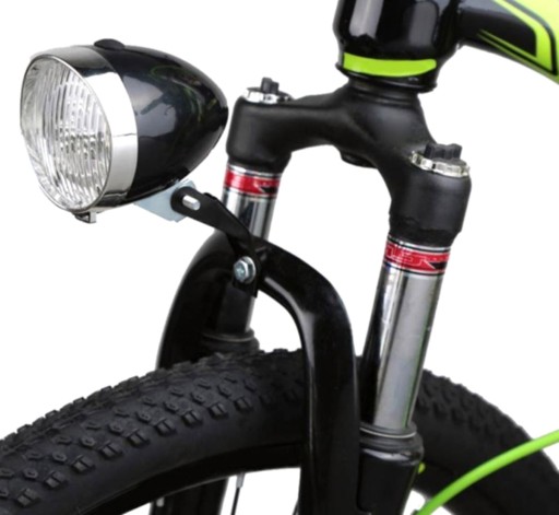 Retro LED lampa na bicykel