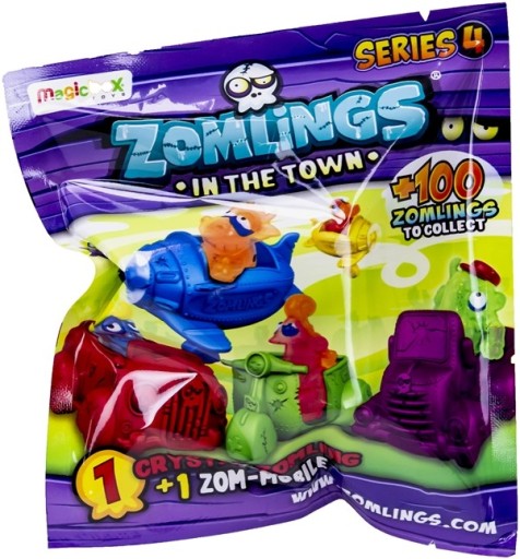 ZOMLINGS 4 V MESTE - KRIŠTÁĽOVÁ POSTAVA + VOZIDLO