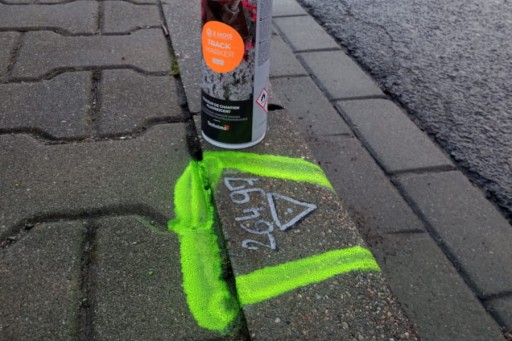 GEODÉZNA FARBA SPREJ SOPPEC TRACK MARKER ORANŽOVÁ 1 ks