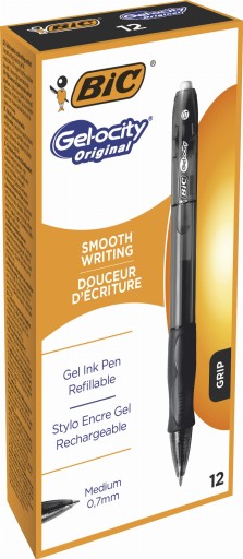 Gélové pero Gel-Ocity Black Bic
