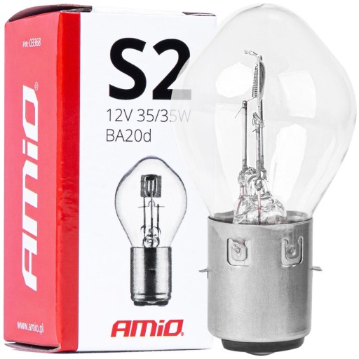 AMIO HALOGÉNOVÁ ŽIAROVKA S2 12V 35/35W BA20D