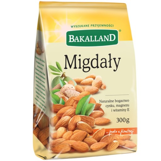 BAKALLAND LÚPANÉ CELÉ MANDLE BEZ LÚPKY 275G