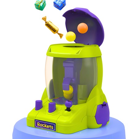 LAPAČ HRAČIEK RAKETOVÝ STROJ AUTOMATICKÝ MINI CLAWS GULIČKY