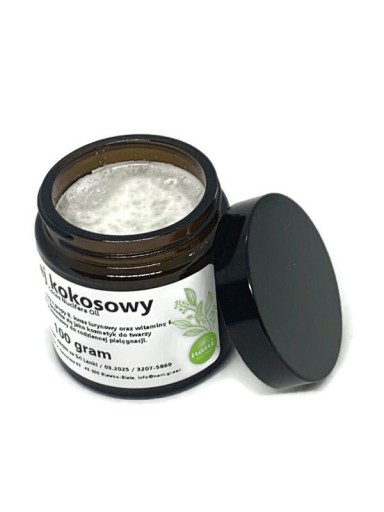 KOZMETICKÝ KOKOSOVÝ OLEJ, NERAFINOVANÝ, 100 GRAM