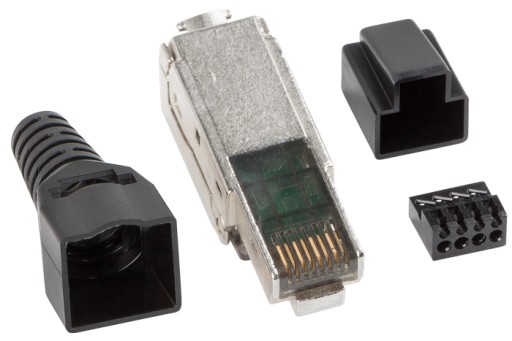 Beznástrojová RJ45 PLUG CAT.6 FTP 8p8c krútená dvojlinka