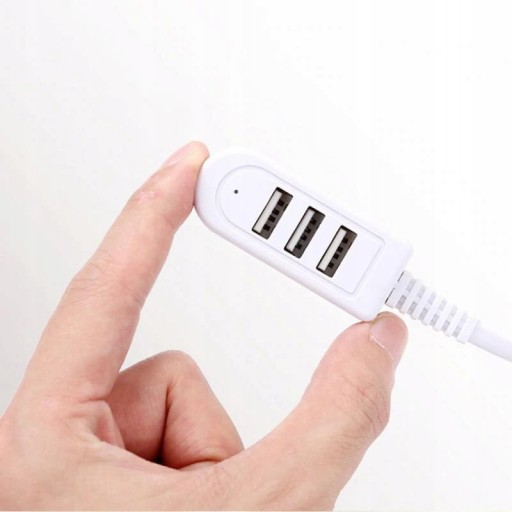 HUB 3x USB 120 cm SHORT PORT SPLITTER