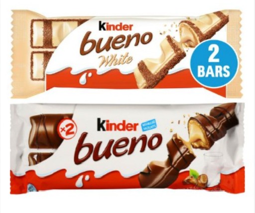 Kinder Bueno White set 2ks x 39g Ferrero detské tyčinky s náplňou