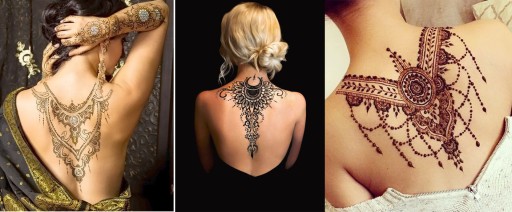 GOLECHA Temporary Tattoo PAINT BLUE Henna 25 g
