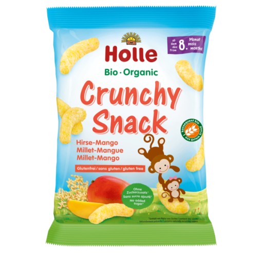 Jáhlové chrumky s mangovou príchuťou bez pridaných cukrov b