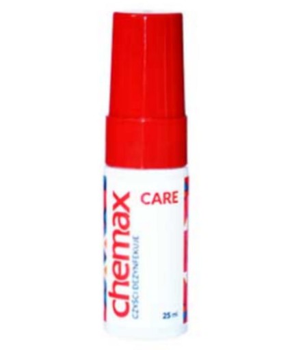 Chemax Care TEKUTINA NA DEZINFEKCIU OKULIAROV 25ml
