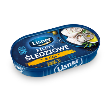 Filety zo sleďa v lisnerovom oleji 170g