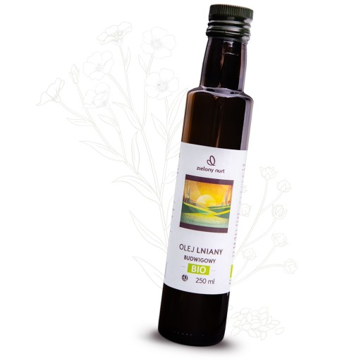 Budwig Ekologický za studena lisovaný ľanový olej 250ml
