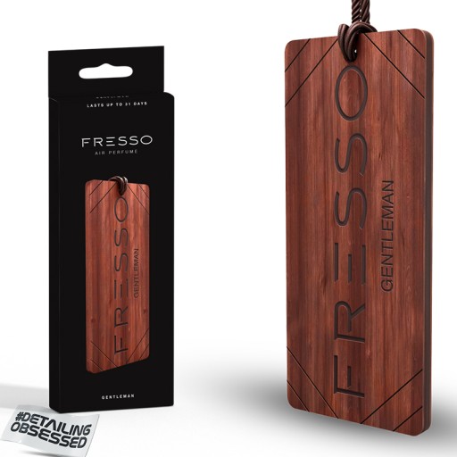 Drevený voňavý prívesok FRESSO GENTLEMAN do auta, kancelárie, domácnosti, 15g