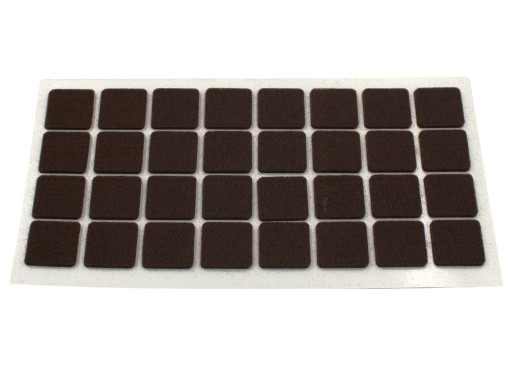 STAROSTLIVOSŤ O PODLAHU samolepiace plsti 25 x 25 mm HNEDÁ
