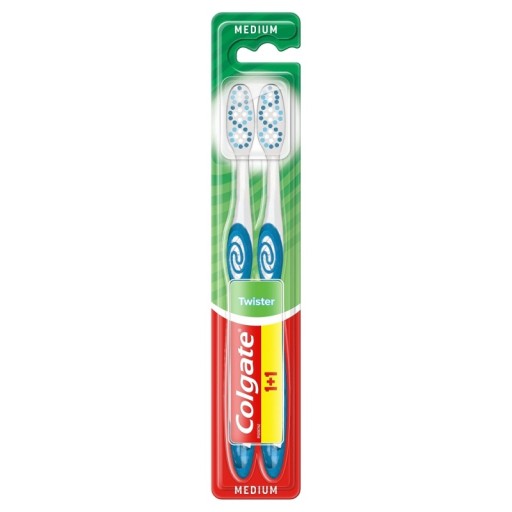 Zubná kefka Colgate Twister Medium 1+1