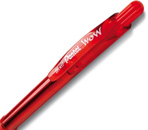AUTOMATICKÝ GUĽOVÝ PENTEL WOW 0,7 ČERVENÁ x10