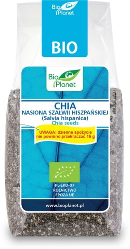 CHIA - SEMIENKA ŠALVIIE ŠPANIELSKEJ BIO 200 g - BIO PLANÉTA