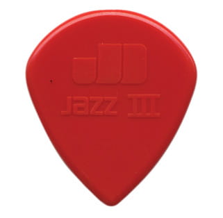 Gitarové trsátko Dunlop Jazz III 1,38 mm červené