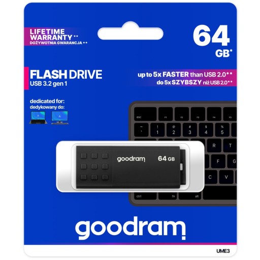 GOODRAM Pendrive UME3 64 GB USB 3.0 UME3-0640K0R11