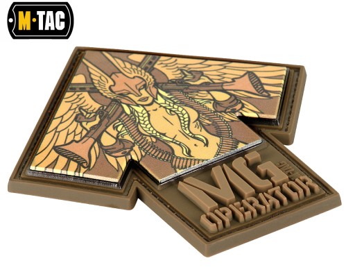 3D MG OPERÁTOR M-TAC Náplasť na pušku Valkyrie PVC Coyote Print