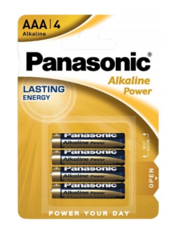 Alkalické batérie Panasonic AAA LR03 8ks/2bl.