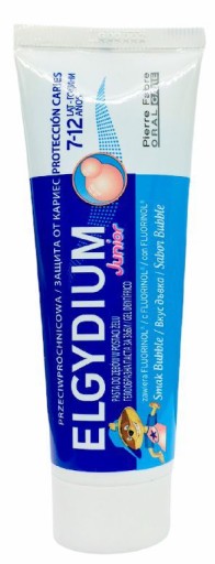Elgydium Junior, bublinková zubná pasta, 50 ml