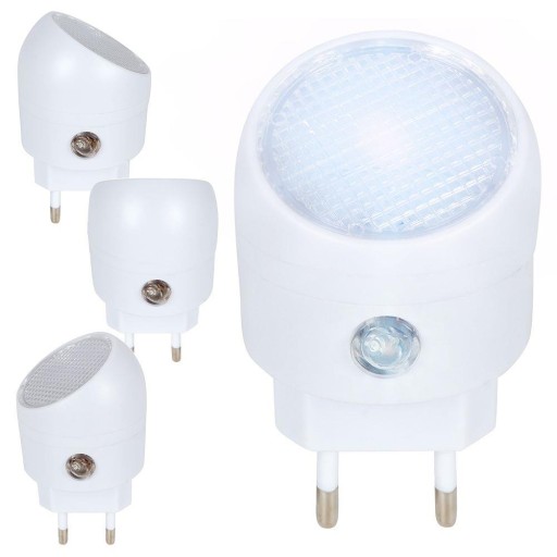 LED nočná lampa, súmrakový senzor pre kontakt