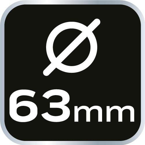 Gumové kladivo 63 mm/680 g, drevená rukoväť