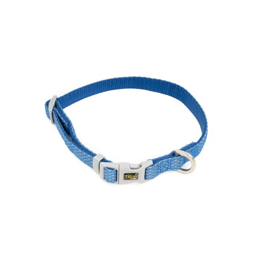 TREND DOTS Click golier 40-66cm Modrý 25mm