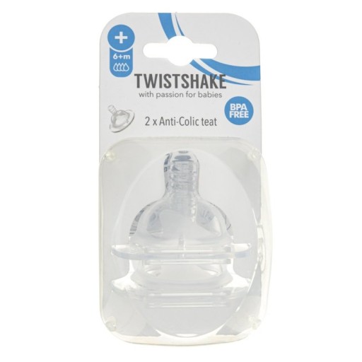 Antikolikový cumlík Twistshake Medium 6+