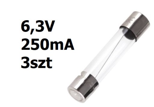 Trubicová žiarovka 6,3V DC 250mA 31mm 3ks