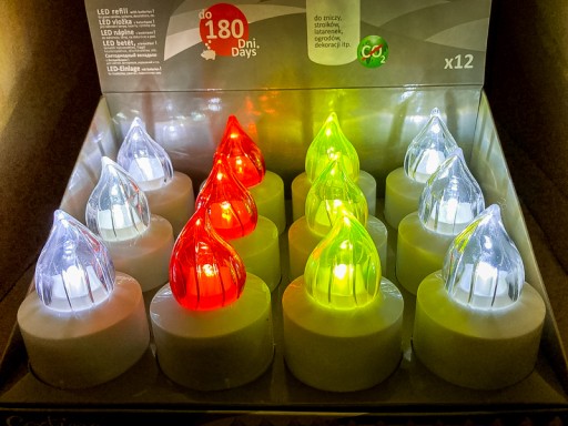CITCH LED ELEKTRICKÁ VLOŽKA 180 DAYS BATERIE FARBY