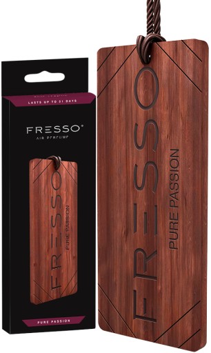 DREVENÝ VOŇAVÝ PRÍvesok FRESSO PURE PURE PASSION DO AUTA