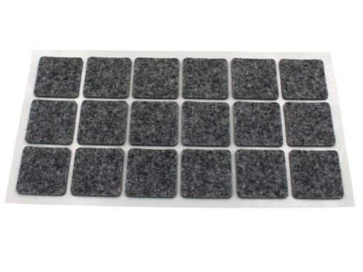 Samolepiace plsti STAROSTLIVOSŤ O PODLAHU 30 x 30 mm ŠEDÁ