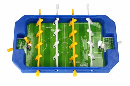 MINI FUTBALOVÁ HRA MALÝ FUTBALOVÝ STôL 2 FARBY FUTBAL