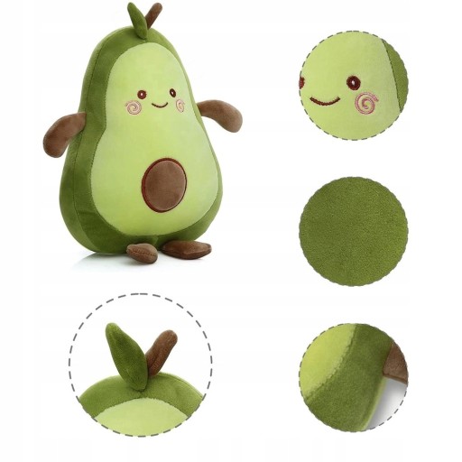 AVOKÁDOVÝ MASKOT VANKÚŠEK DARČEK PLYŠOVÁ HRAČKA