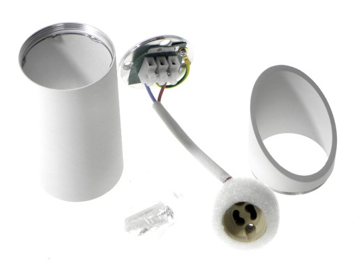 Hliníkové stropné svietidlo Valda White 160mm