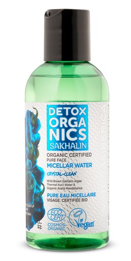 Detoxikačný čistiaci a rozjasňujúci micelárny fluid