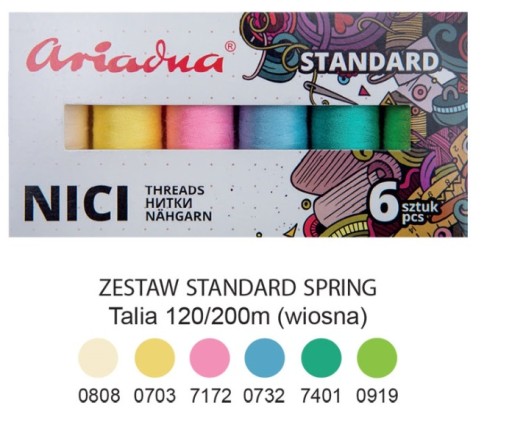 Ariadna závity 120 Štandard 200m 6 ks. - JAR