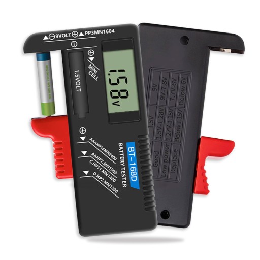 UNIVERZÁLNY DIGITÁLNY TESTER BATÉRIOVÝ METER VOLTMETER AA AAA