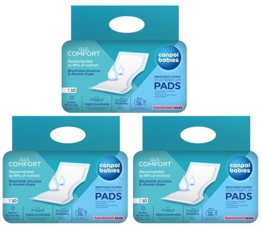 3X10 CANPOL VLOŽKY PO PÔRODE 73/003 30KS 3BAL.